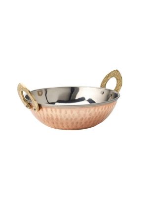 12 x Copper Karahi