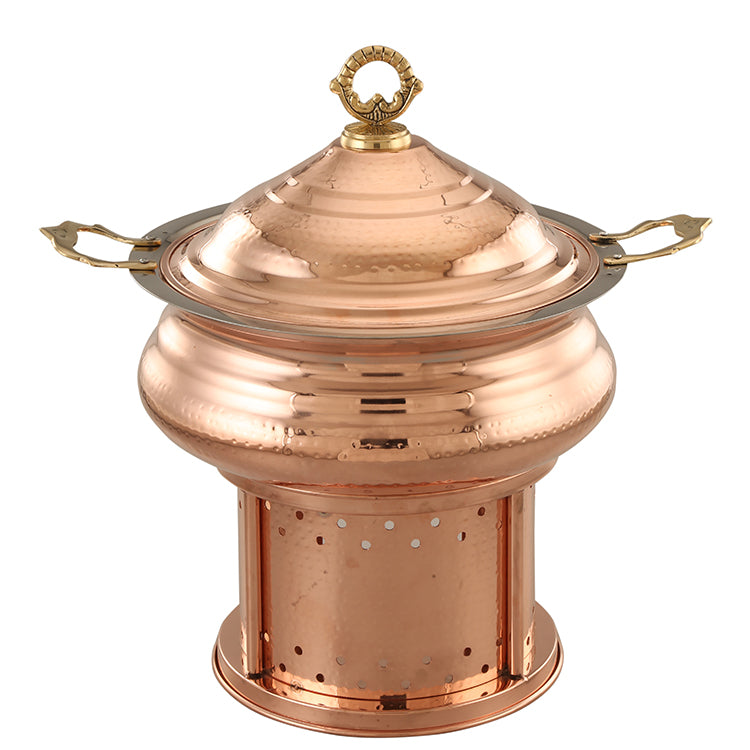 Copper Chafing Dish 8L with stand (UK)