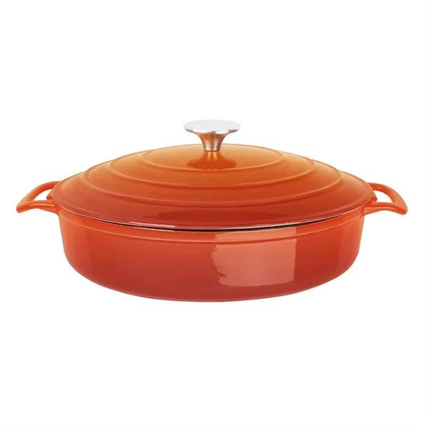Round Sauté Pan Orange 28cm
