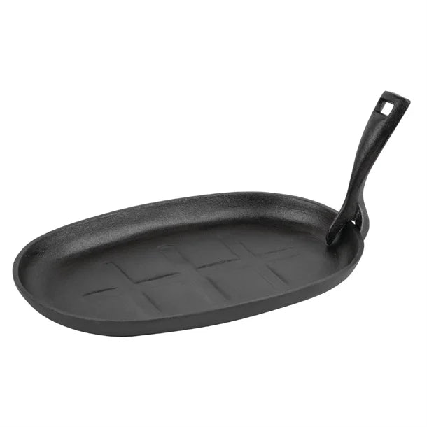 Cast Iron Oval Sizzle Platter 280mm