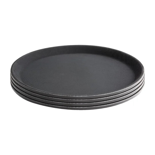 Round Non-Slip Trays (6 Pack)