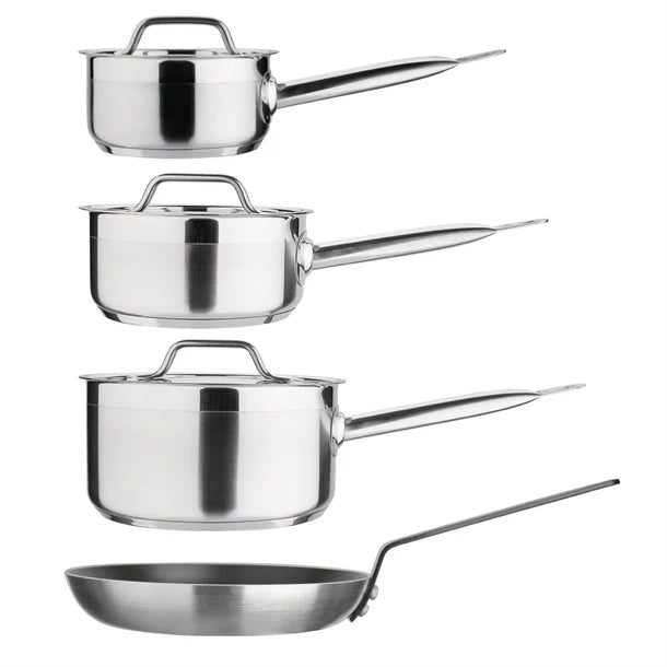4-Piece Saucepan and Frying Pan Set