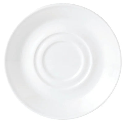 White Low Cups Saucers 145mm (36 Pack)